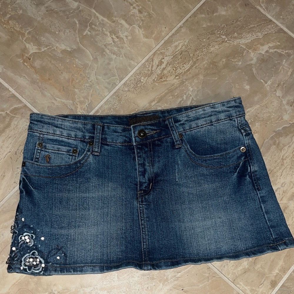 Dark Demin Mini Skirt -Brand: Urban Behavior